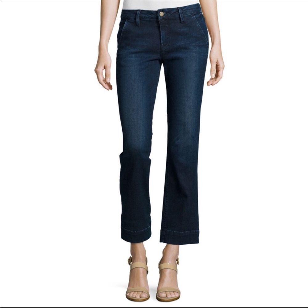 FRAME Le Skinny Straight cropped denim jeans